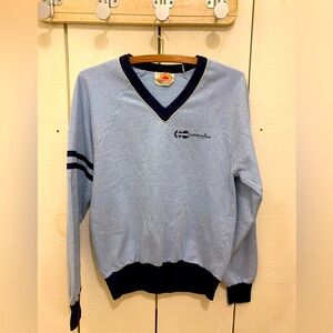 Vintage American Vanlines v-neck sweatshirt